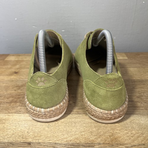 Lazy dogz Maddison Olive UK Size 8 - EU 41 Ladies Suede Shoes Trainers Flat - Picture 4 of 17