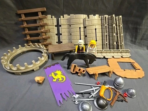Vintage Playmobil 3665 Baron’s Battle Tower Parts Lot Accessories