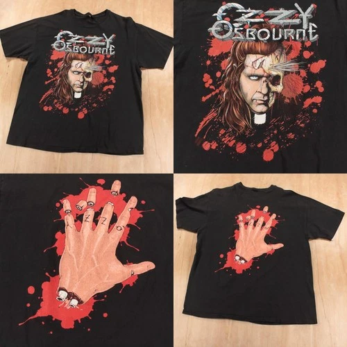 90s OZZY OSBOURNE Theatre of Madness Tour concert t 1990s vintage concert t-shirt, vintage, size L, single stitch, B+ condition
