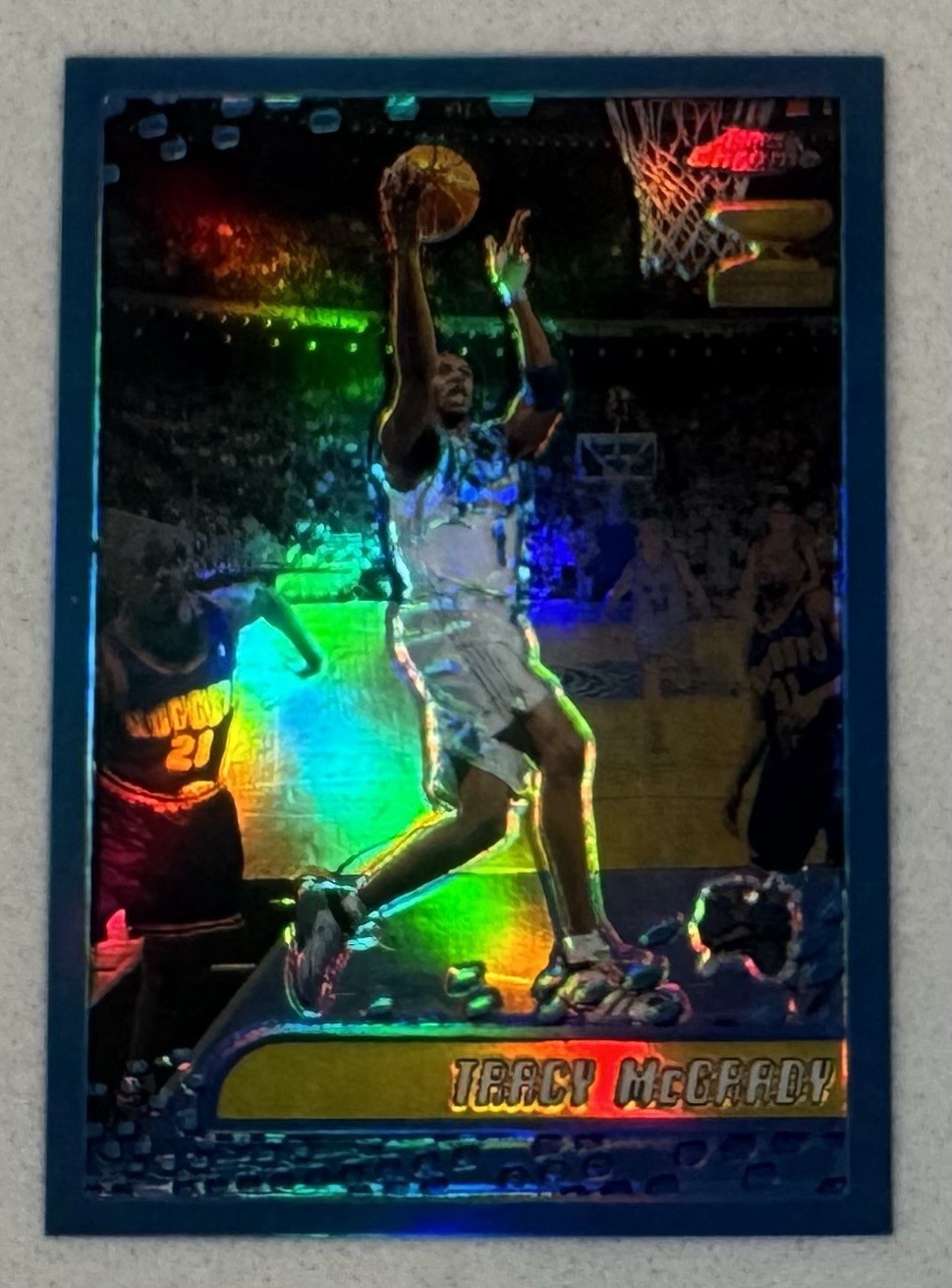 2001-02 Topps Chrome #20 Tracy McGrady Refractor Orlando Magic HOF