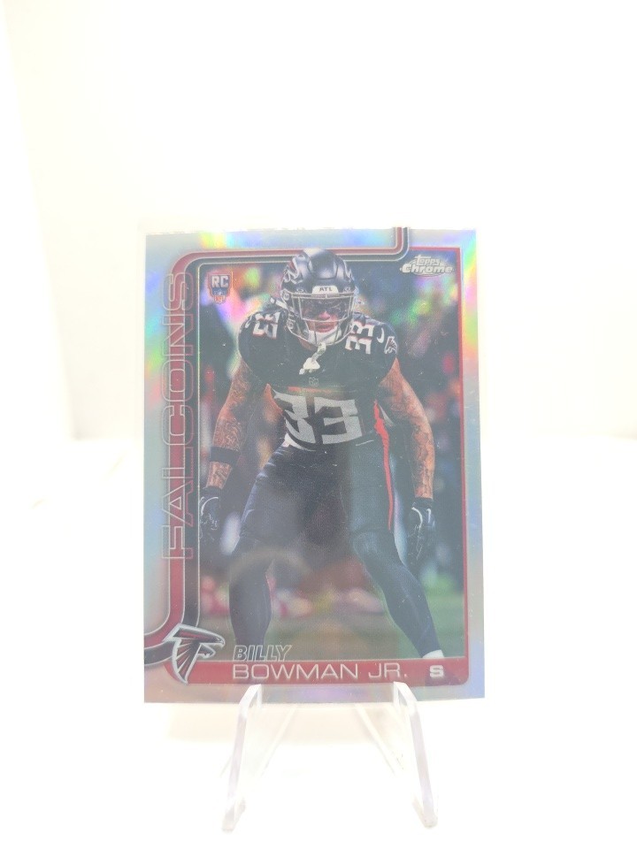 2025 Topps Chrome Billy Bowman Jr. #344 Silver Refractor RC Falcons 