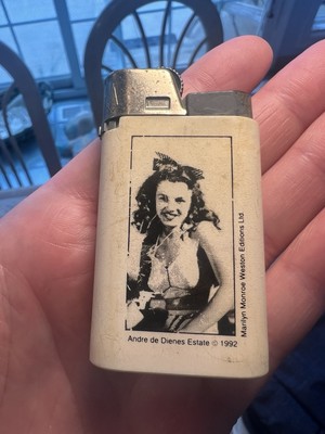 Used 1992 Marilyn Monroe Weston Editions Ltd Andre De Dienes Estate Lighter