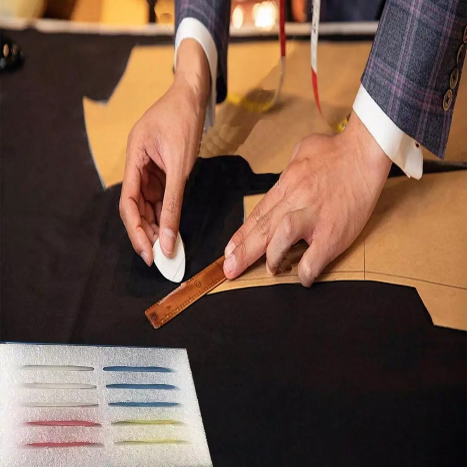 20x Erasable Tailors Chalk Markers Sewing Chalk For Sewing Quilting Needlework