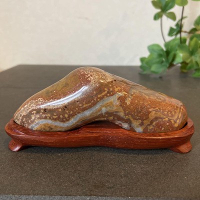 Suiseki Bonseki Bonsai Japanese Garden Zen Rainbow-like Neo Sakura Stone |  eBay