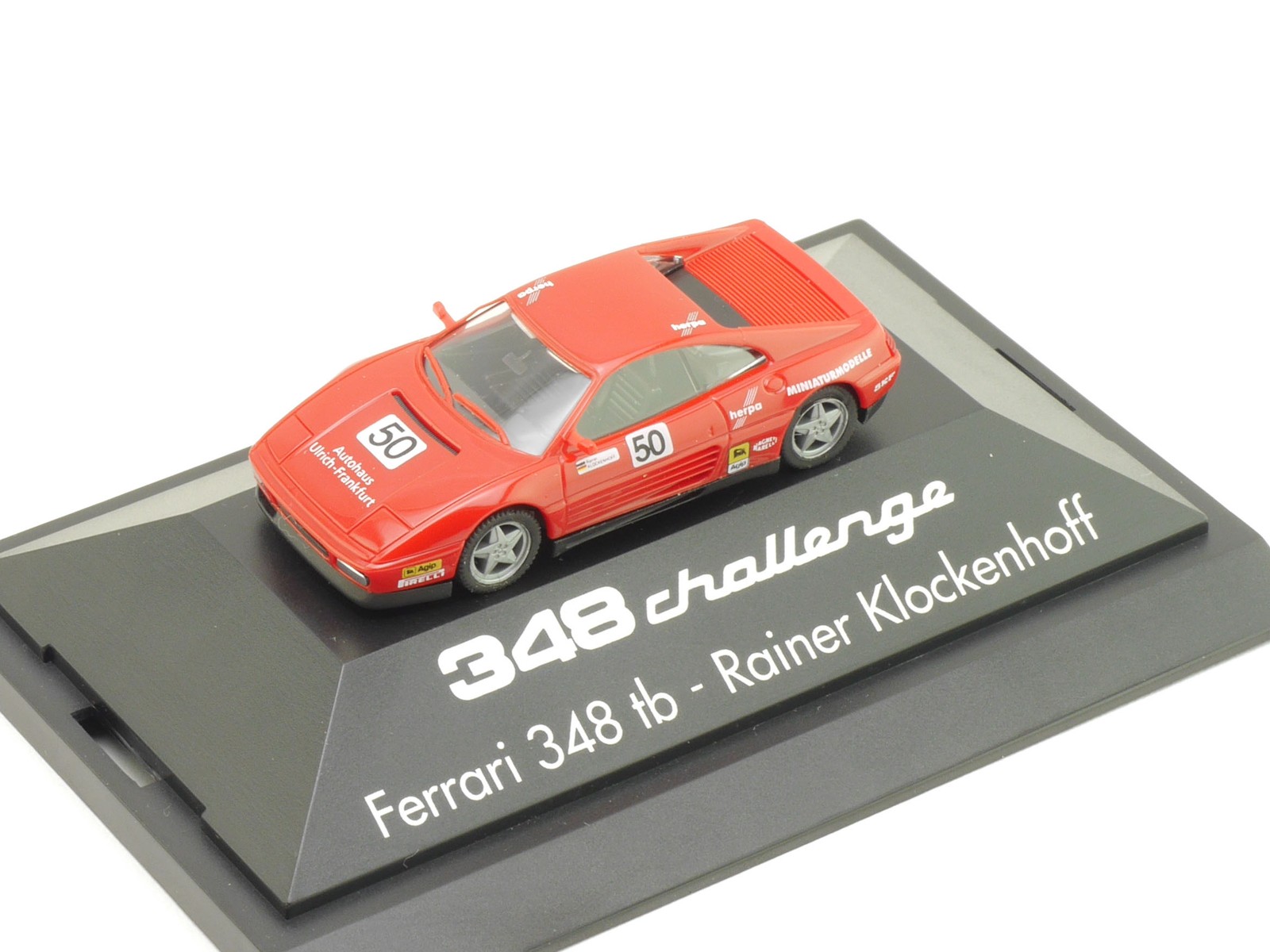 Herpa 181341 Ferrari 348 Tb Challenge 1994 R Klockenhoff #50 OVP 1605-19-21