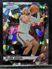 Keldon Johnson 2024-25 Panini Prizm #24  Silver Ice Prizm  San Antonio Spurs