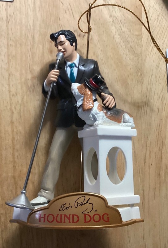 Elvis Presley Hound Dog 2004 Christmas Tree Ornament 