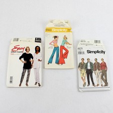 Lot of 3 Simplicity 8679 5143 McCall's Stitch 'n Save 7926 Sewing Patterns