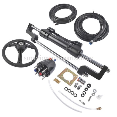 #ad 300HP Complete Marine Hydraulic Steering System 2 x 22ft Hoses HO5122 $365.60