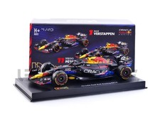 BBURAGO 1/43 - RED BULL RB19 - WORLD CHAMPION WINNER AUSTIN USA GP 2023 M. VERS