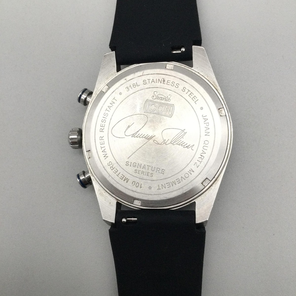 Szanto Icon Danny Sullivan Mens Watch 43mm Black Dial Chronograph