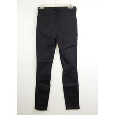 Abercrombie  Fitch Jeans Black Distressed High Rise Super Skinny Size 27/4s