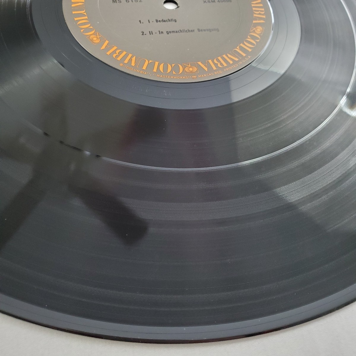 Mahler Symphony No 4 Record Vinyl LP Leonard Bernstein New York