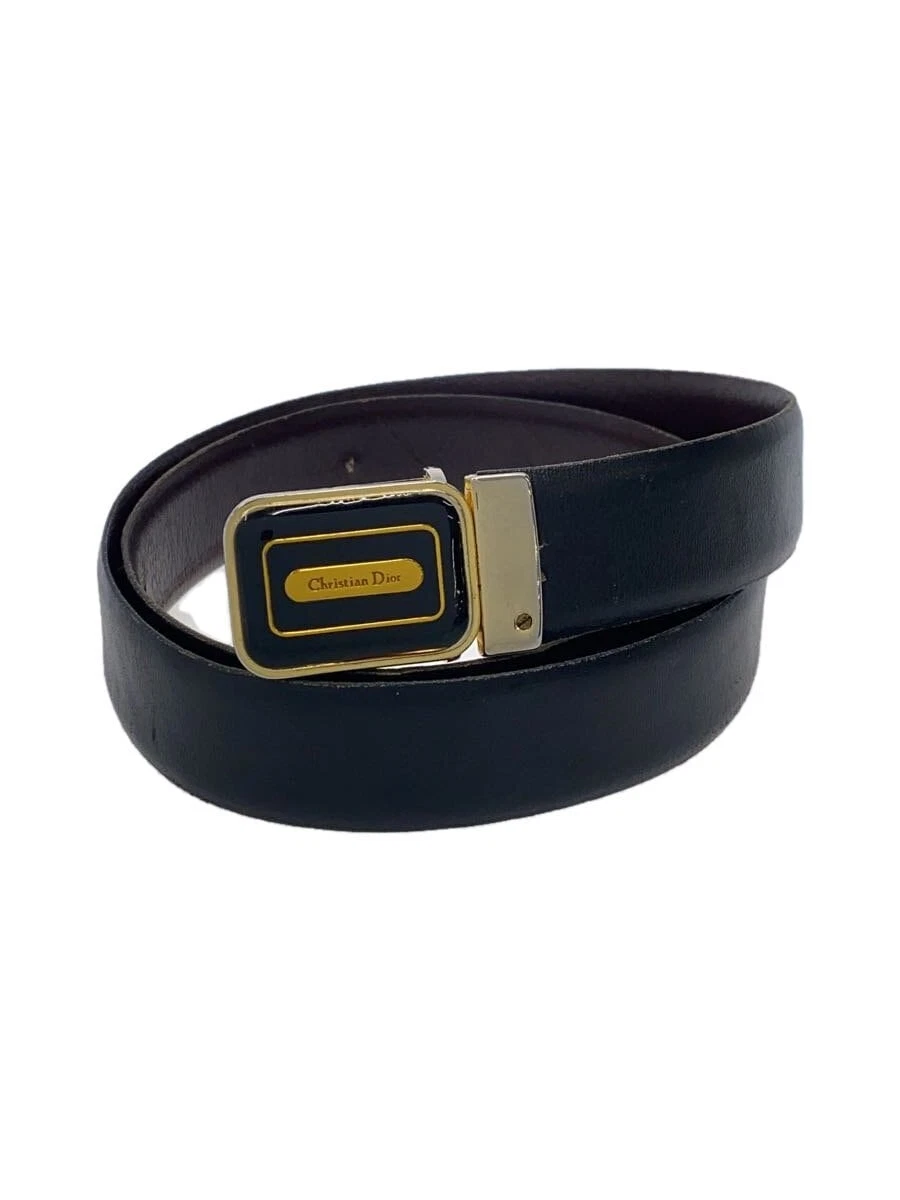 Ceinture Christian Dior cuir BLK femme ancienne