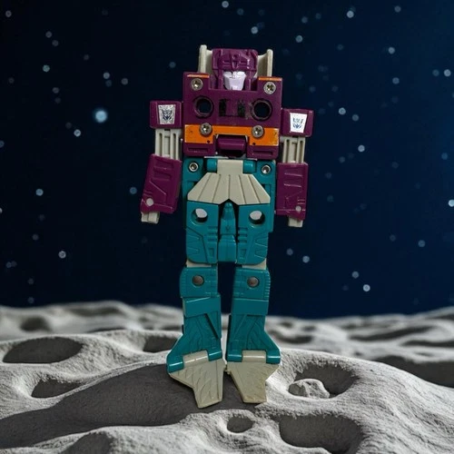 Vintage 1988 Transformers G1 Cassettes Squawktalk & Beastbox Squawkbox Set