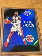 Reggie Jackson 2015-16 Totally Certified #105 Blue 48/99 Detroit Pistons-NBA