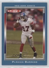 2006 Topps Total Total Blue Plaxico Burress #358 v1i