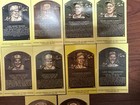 Lot of 27 Baseball Hall of Fame Yellow Plaque Cards — photo 7