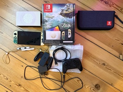Nintendo Switch OLED  Zelda Edition gepflegter Zustand + Pro Controller