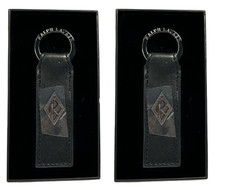 Qty 2 Ralph Lauren Ralphs Club Collector Collectible Key Fob Keychain Gift New