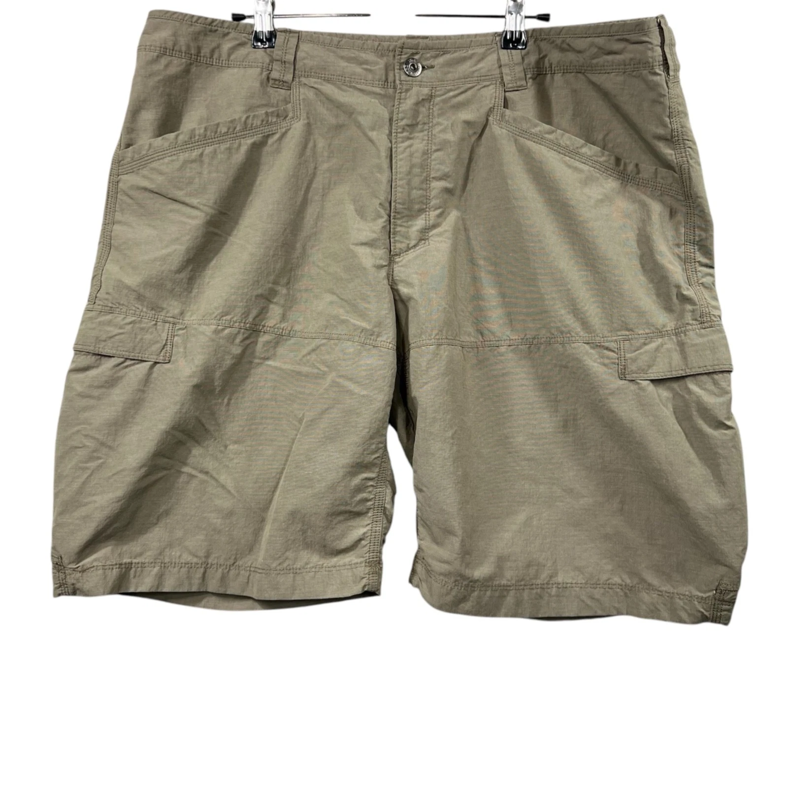 The North Face Shorts Mens 38 Green Nylon/Cotton Hiking Cargo Outdoor Gorpcore