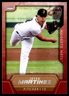 2025 Jeter Martinez MiLB Minor League Rookie Card Modesto Nuts