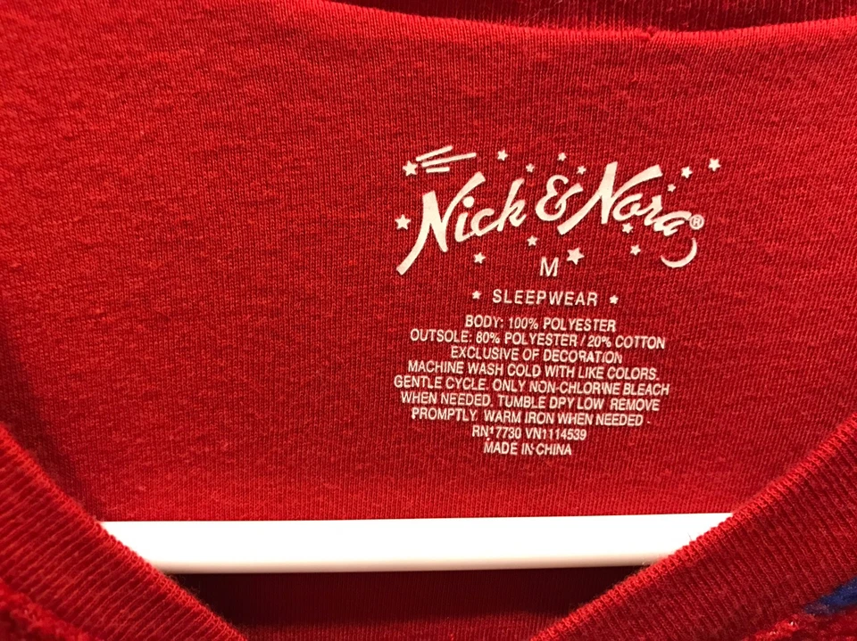 NICK & NORA Unisex Talla Mediana Mono Adulto Pijama Polar Suave Foto 4 de 4