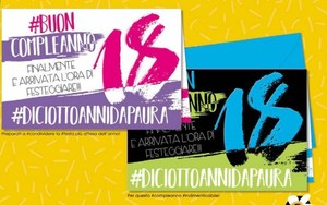 Biglietto Auguri Compleanno 18 Anni Hashtag 1 A Scelta Ebay