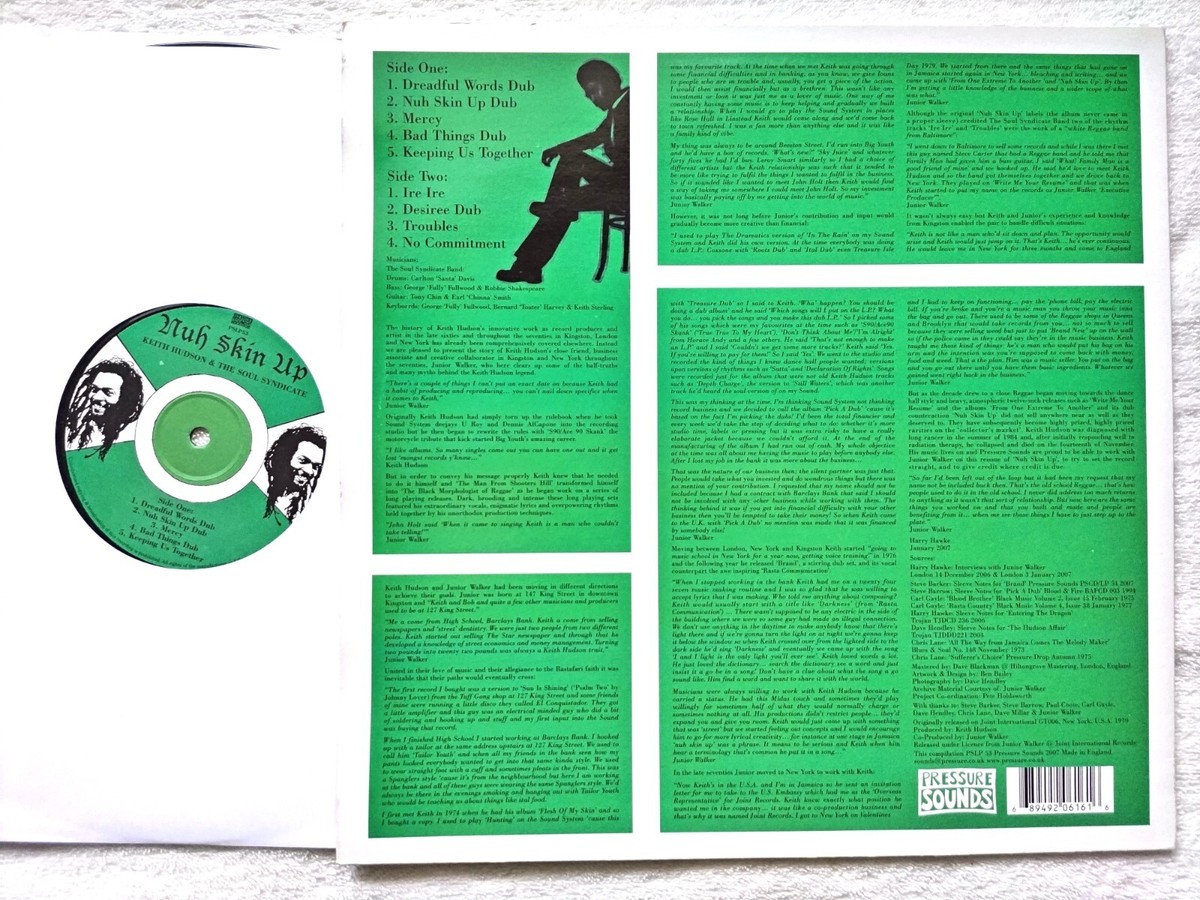 その他 LP Keith Hudson &amp;amp; Soul Syndicate Nuh Skin Up PSLP53 Pressure Sounds UK Vinyl /00260 その他 LP Keith Hudson & Soul Syndicate Nuh Skin Up