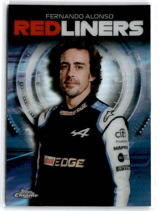 2021 Topps Chrome Formula 1 Fernando Alonso Redliners #RL-6