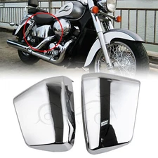 ABS Chrome Battery Side Cover For Honda Shadow Aero VT400 VT750 2004-2011 VT750C