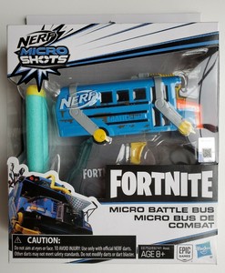 Nerf Gun Micro Shots Fortnite Battle Bus Epic Games Hasbro New In Box 630509842070 Ebay