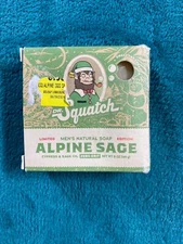 Dr. Squatch Alpine Sage Soap Medium Grit Limited Edition Christmas 5 Oz Mens