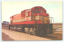 Postcard Green Bay & Western 315 Alco Century 430 Wisconsin