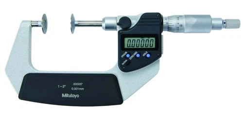 369-351-30 Mitutoyo Disc Micrometer Non-Rotating Spindle 1-2"