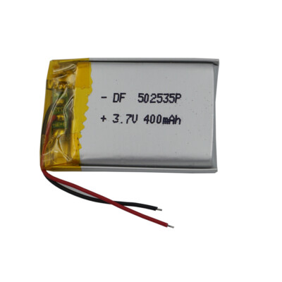 3.7V 400mAh 1.48Wh Li Lipo Battery 502535 Li-ion For Camera Driving Recorder GPS
