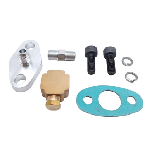 Car 36" TURBO OIL INLET FEED LINE FITTING FOR TURBO TURBOCHARGER KIT T3/T4 T25 - Picture 7 of 9