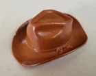 Vintage Marx Johnny West Cowboy Action Figure Accessory Cowboy Hat Soft Plastic