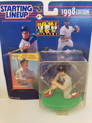 Figura de béisbol de los Cardenales de San Luis 1998 Mark McGwire alineación inicial de colección nueva en caja - Imagen 1 de 6