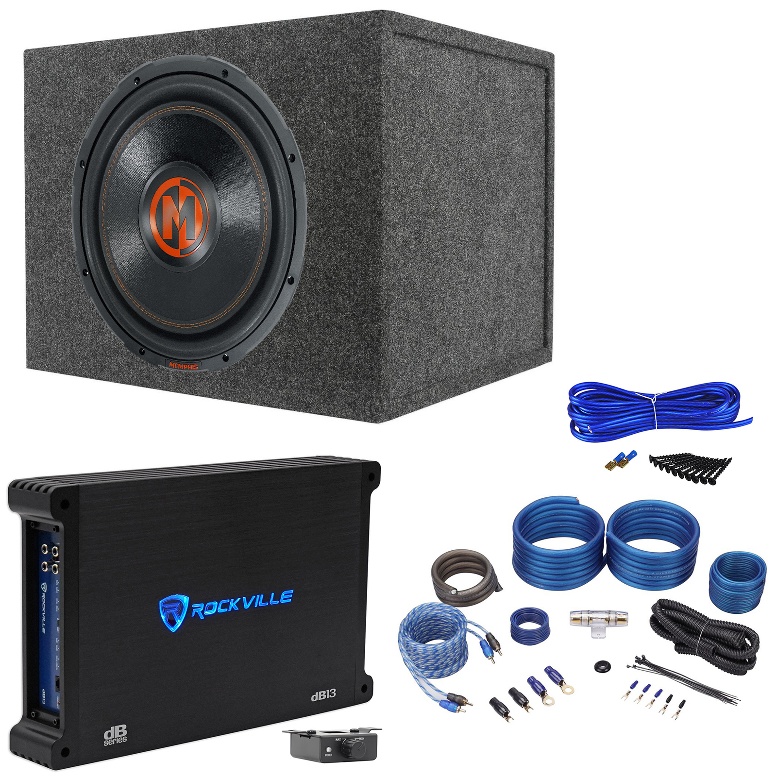 Memphis Audio MJP1544 15 Сабвуфер MOJO мощностью 1500 Вт Герметичная коробка моноусилитель Комплект усилителей 62190₽