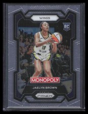 2024 Monopoly Prizm WNBA Jaelyn Brown Rookie RC Dallas Wings #15