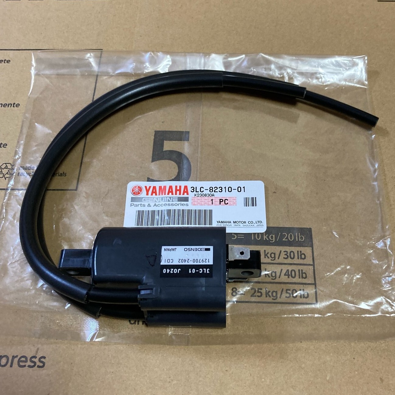 【NEW】Yamaha Genuine 19872006 YFZ 350 Banshee Ignition Coil 3LC82310