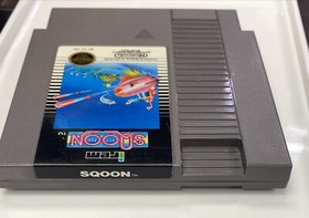 RARE  Sqoon (Nintendo Entertainment System, 1987) NES/ Tested/Read