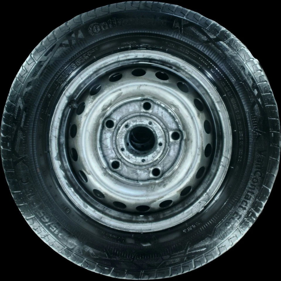 215/65 R15 Sommerreifen FORD TRANSIT 15 Zoll Stahlfelgen 2150860 Komplettsatz - Bild 4 von 4