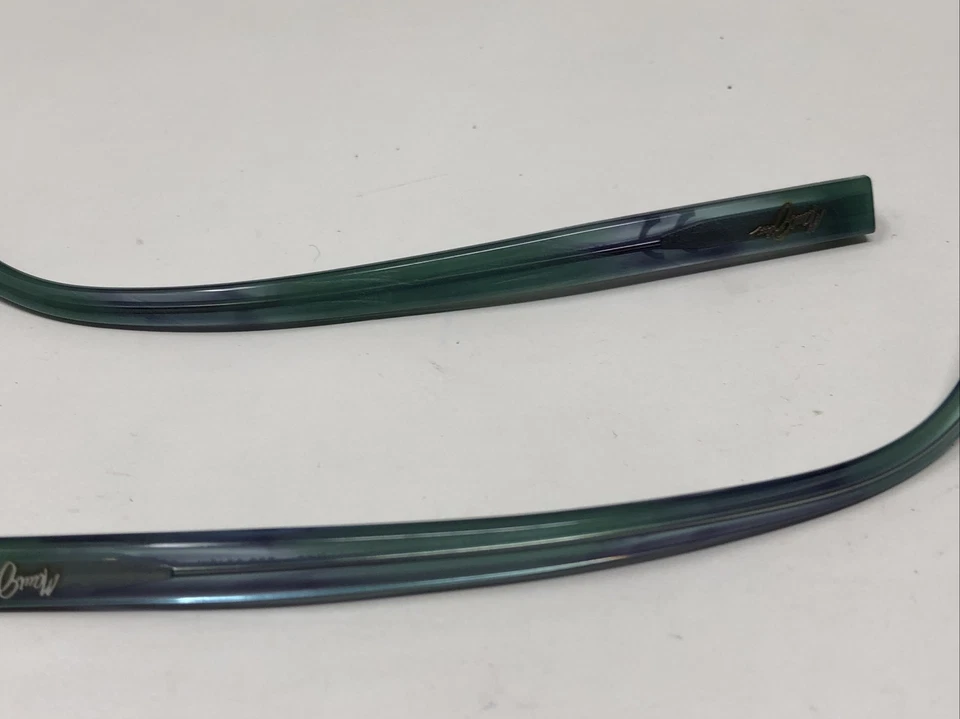 MAUI JIM LIRIO DE AGUA MJ 796-55B AZUL VERDE Auténtico Templo Repuesto PARTE 1715 Foto 3 de 4