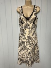 Windsor Sleeveless Lace Trim Lined Dress Missing Fiber/Size Tag