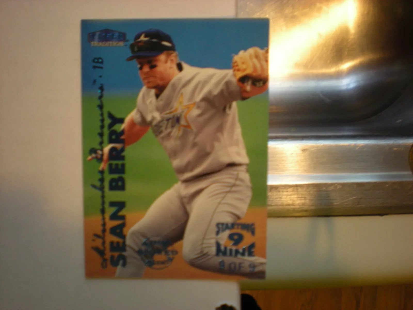 1999 FLEER TRADITION SEAN BERRY STARTING NINE BLUE 9 OF 9 (1/1) ~ #380S RARE SP