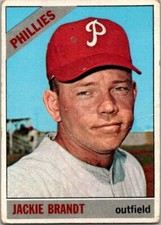 1966 Topps Baseball Jackie Brandt