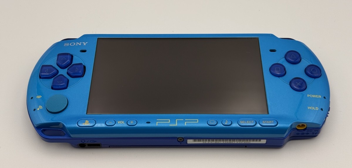 Sony PSP-3000 Console Sky Marine Blue Value PAK Box w/2GB, Pouch