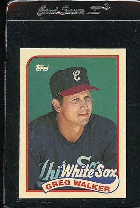 1989 TOPPS TIFFANY #408 GREG WALKER CHICAGO WHITE SOX     